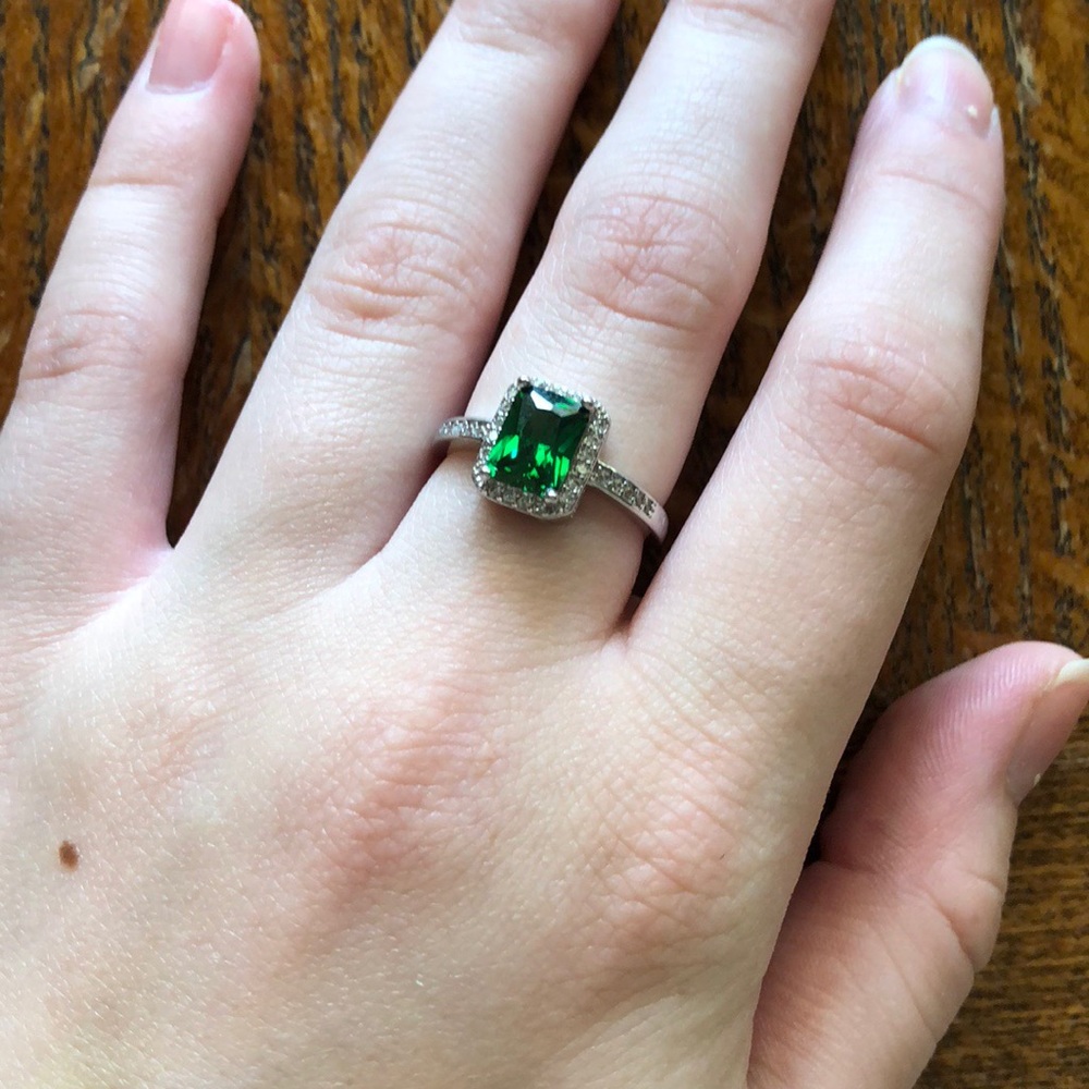 Emerald Ring (size 8)
